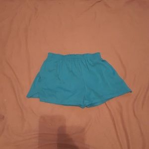 Turquoise shorts
